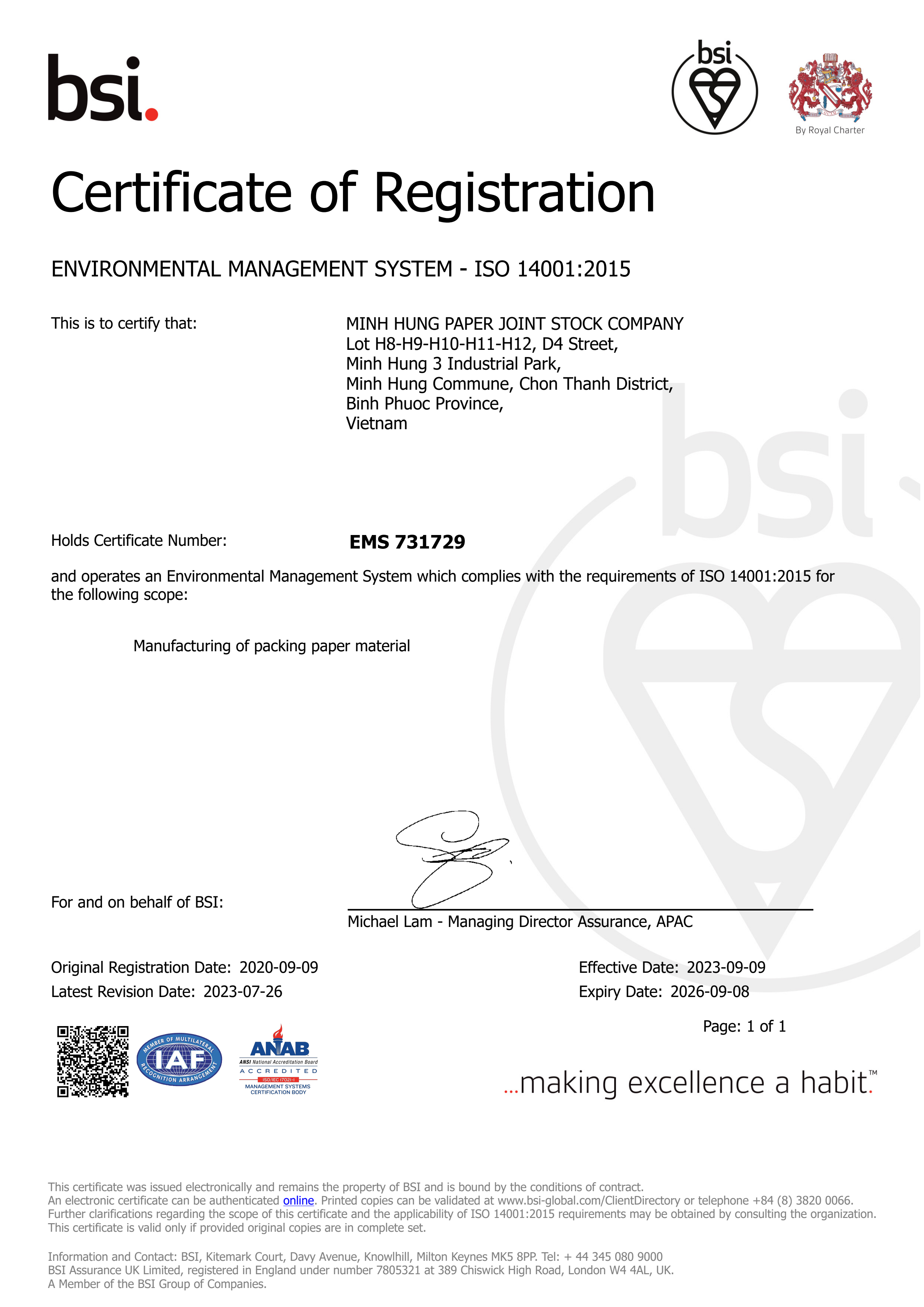 ISO 14001:2015