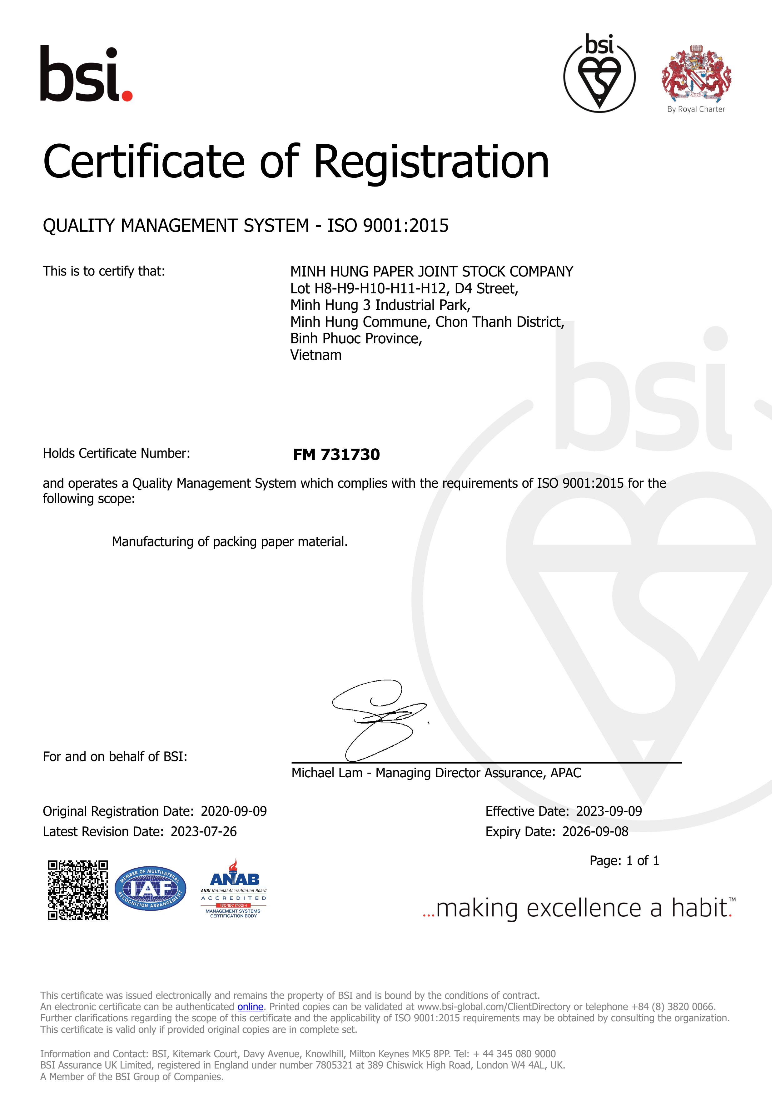 ISO 9001:2015